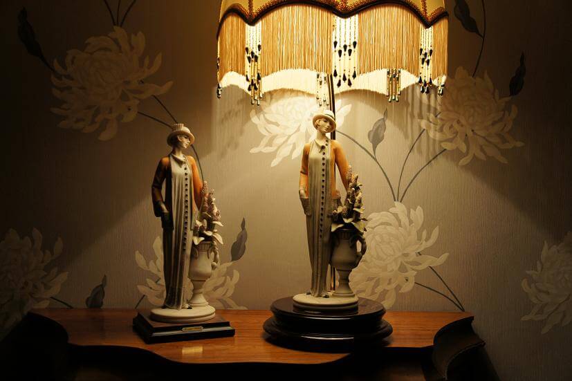 Светильник дама у вазона, Giuseppe Armani, Florence, Capodimonte, купить