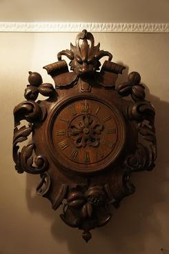 Часы настенные со львом старинные антикварные KunstGalerie