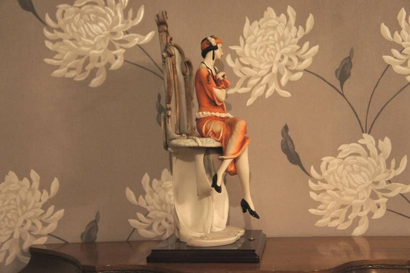 Леди у зеркала, Giuseppe Armani, Florence, Capodimonte, купить