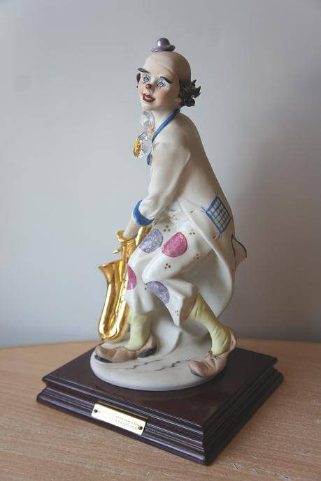 Клоун, Sabadin, Capodimonte, статуэтка, фарфор