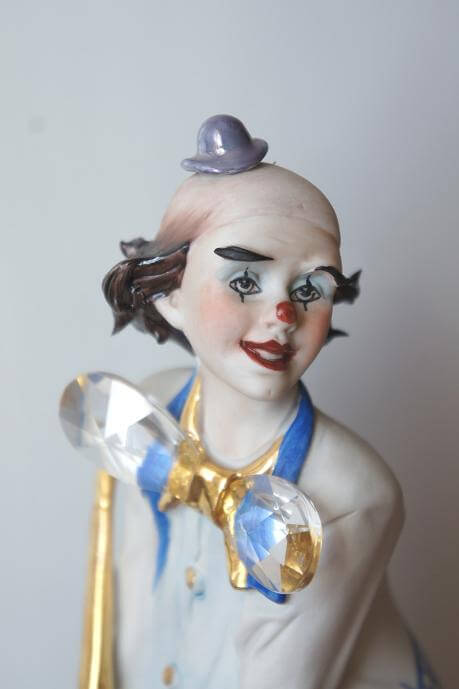 Клоун, Sabadin, Capodimonte, статуэтка, фарфор