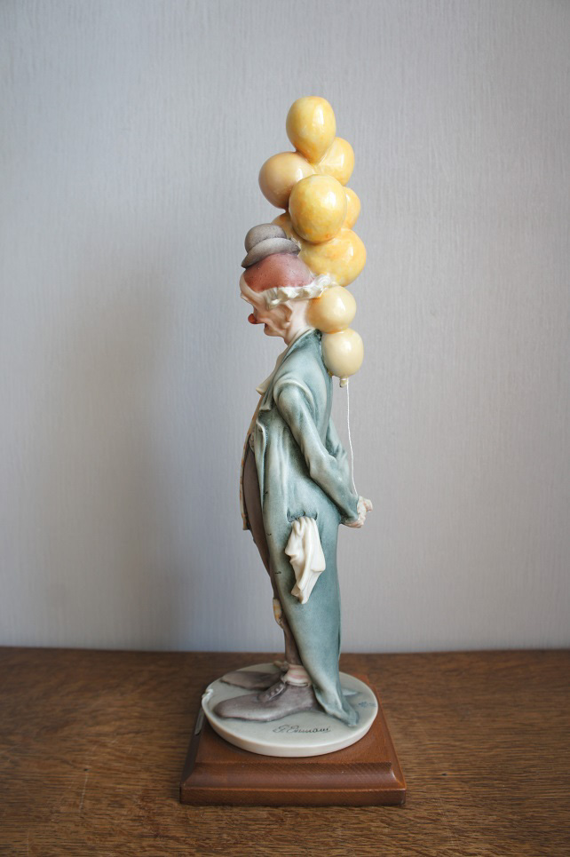 Клоун с шариками, Giuseppe Armani, Florence, Capodimonte, купить