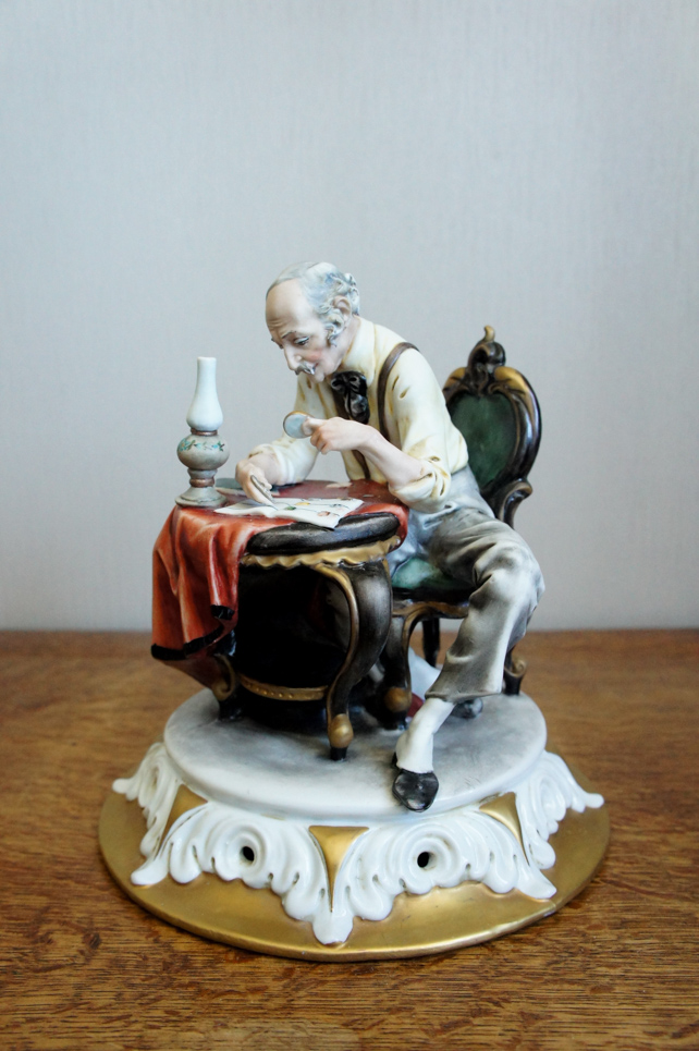 Филателист, Tyche, Capodimonte, статуэтка