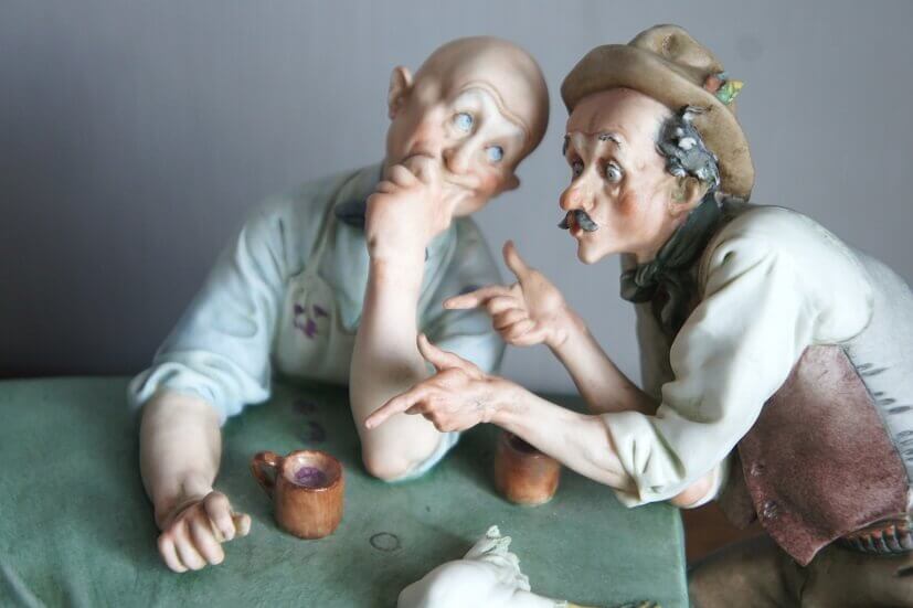 Охотничьи байки, Giuseppe Cappe, Capodimonte, статуэтка