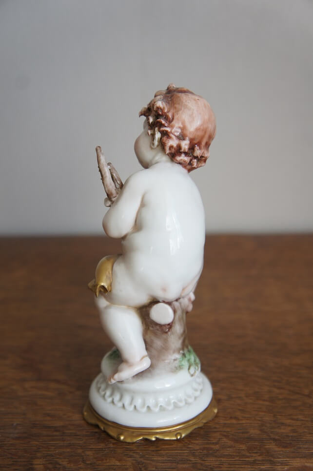Малыш с хворостом, Giuseppe Cappe, Capodimonte, статуэтка