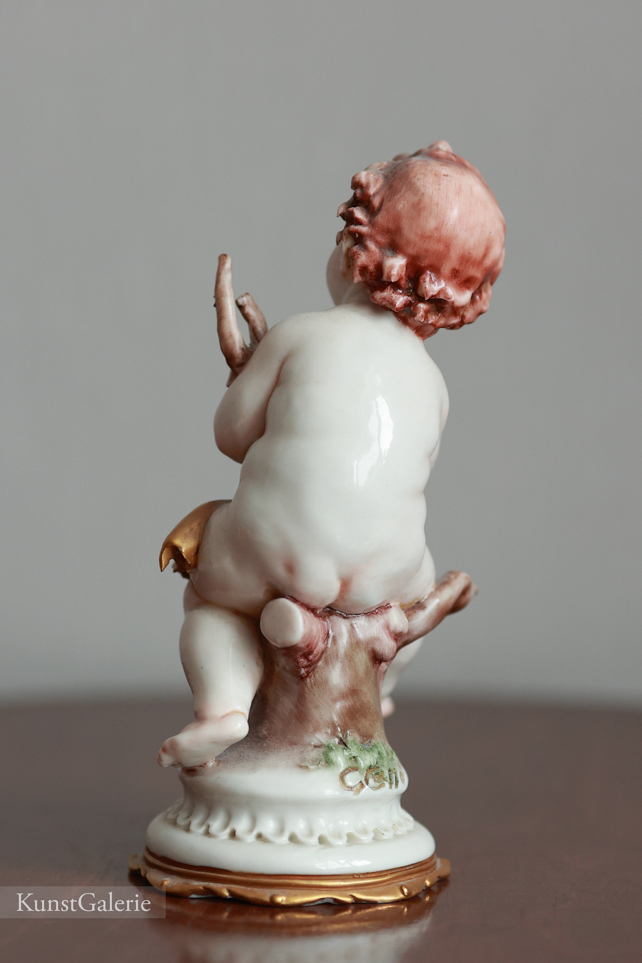 Малыш с хворостом, Giuseppe Cappe, Capodimonte, статуэтка