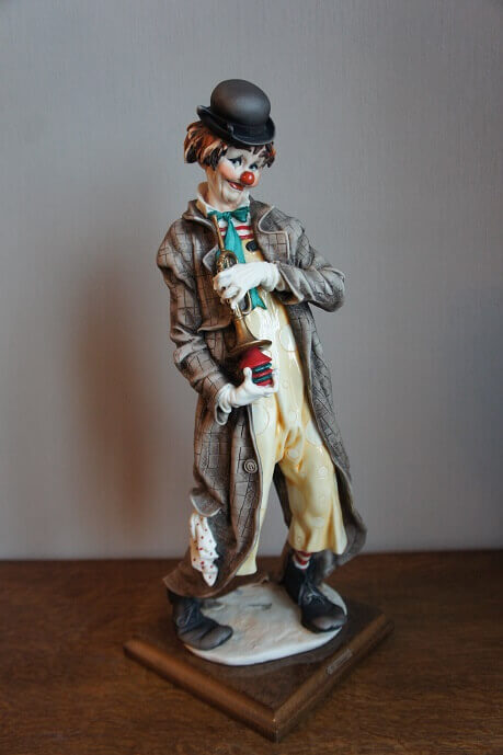 Клоунесса с трубой, Giuseppe Armani, Florence, Capodimonte, статуэтка