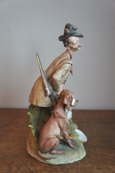 Охотник, Giuseppe Cappe, Capodimonte, статуэтка
