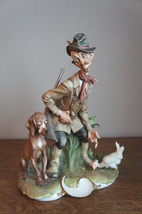 Охотник, Giuseppe Cappe, Capodimonte, статуэтка