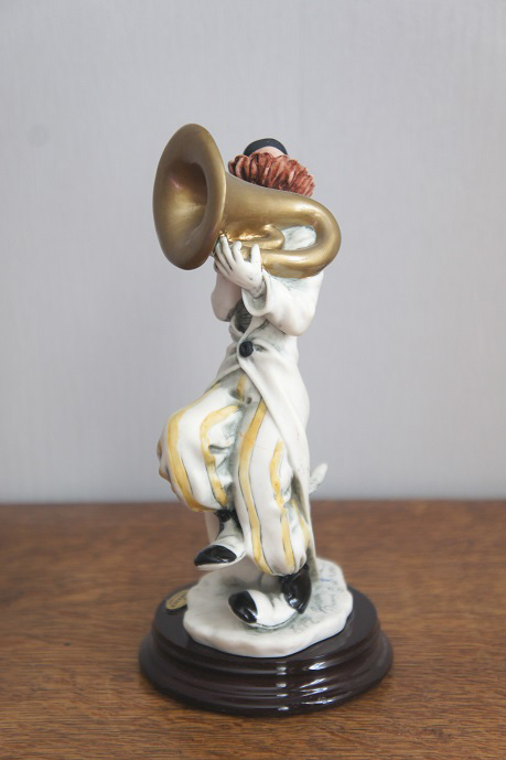 Клоун с тубой, Giuseppe Armani, Florence, Capodimonte, купить
