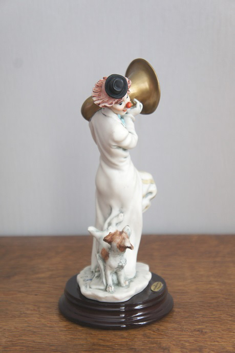 Клоун с тубой, Giuseppe Armani, Florence, Capodimonte, статуэтка