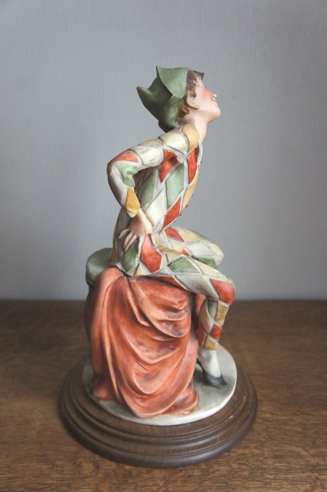 Арлекин на стуле, Giuseppe Armani, Florence, Capodimonte, купить