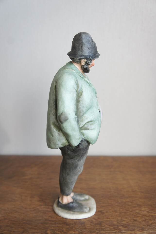 Мужчина с сумочкой, Giuseppe Cappe, Capodimonte, статуэтка