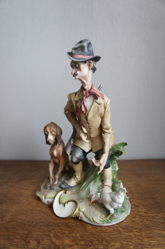 Охотник, Giuseppe Cappe, Capodimonte, статуэтка