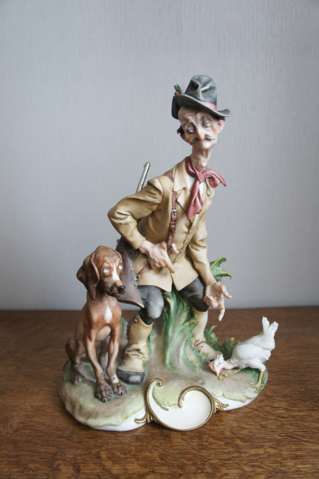 Охотник, Giuseppe Cappe, Capodimonte, статуэтка
