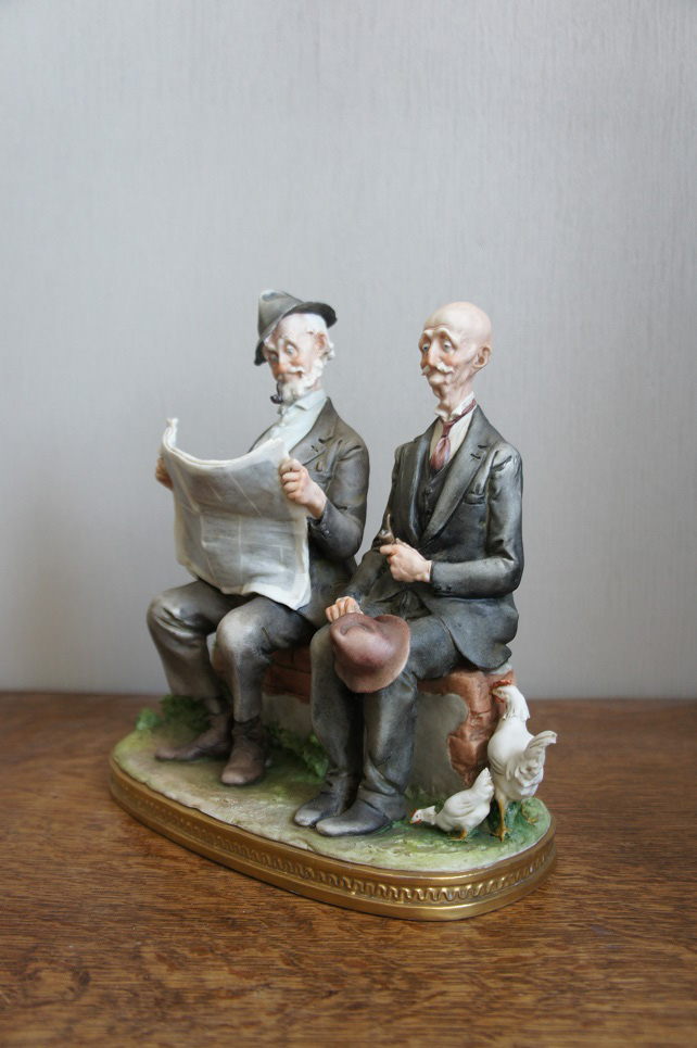 Утренние новости, Giuseppe Cappe, Capodimonte, статуэтка
