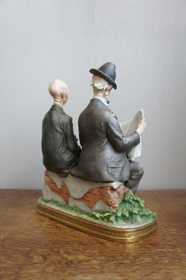 Утренние новости, Giuseppe Cappe, Capodimonte, статуэтка