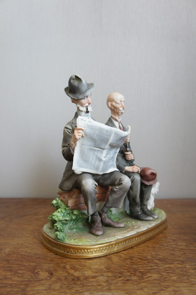 Утренние новости, Giuseppe Cappe, Capodimonte, статуэтка