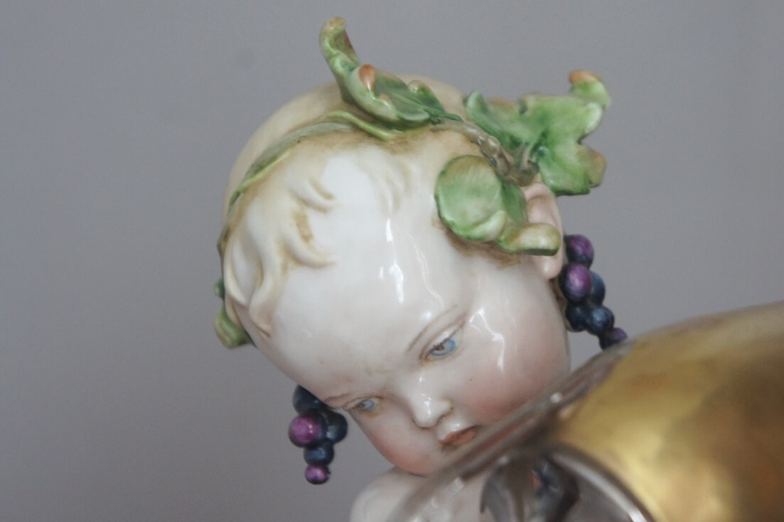 Трио античных малышей, Giuseppe Cappe, Capodimonte, статуэтка