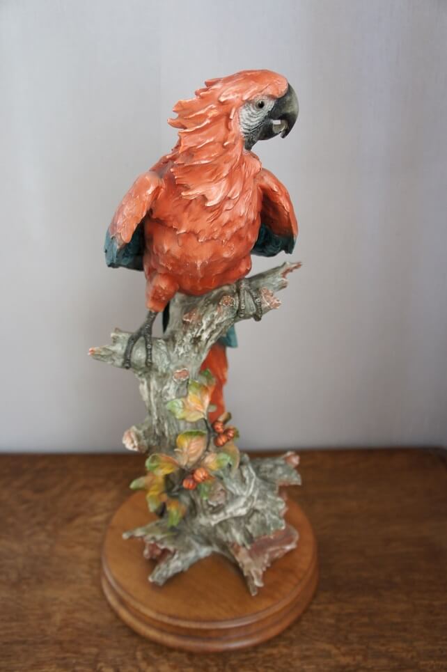 Попугай на ветке, Giuseppe Armani, статуэтка