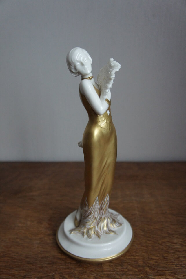 Леди с веером, Sandro Maggioni, Capodimonte, статуэтка