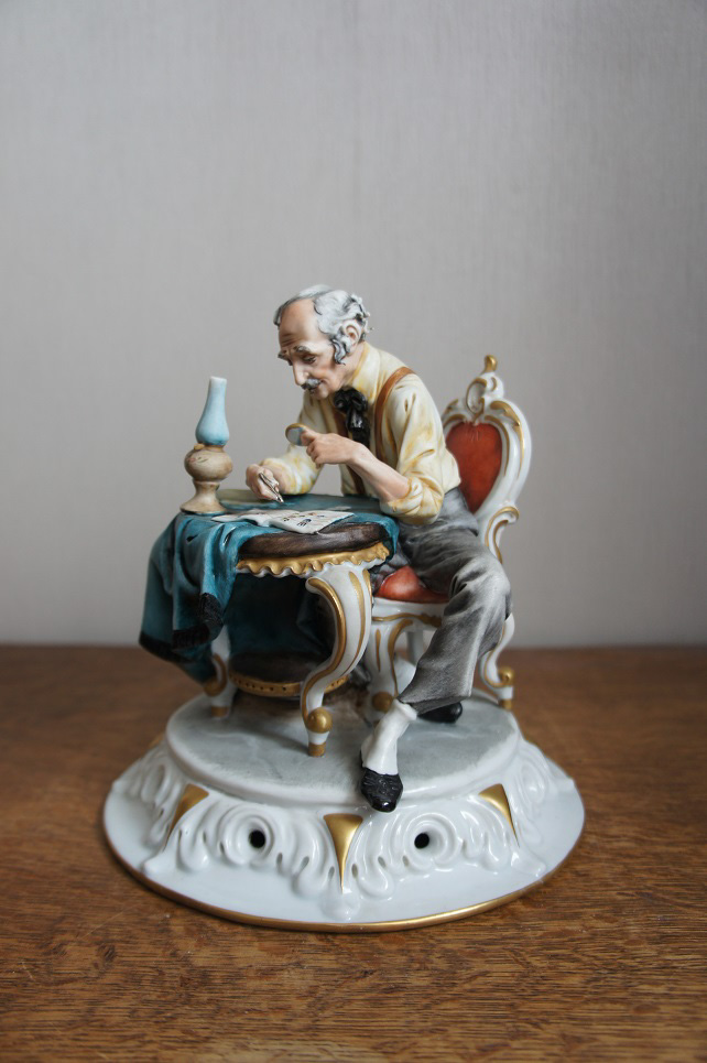 Филателист, Tyche, Capodimonte, статуэтка