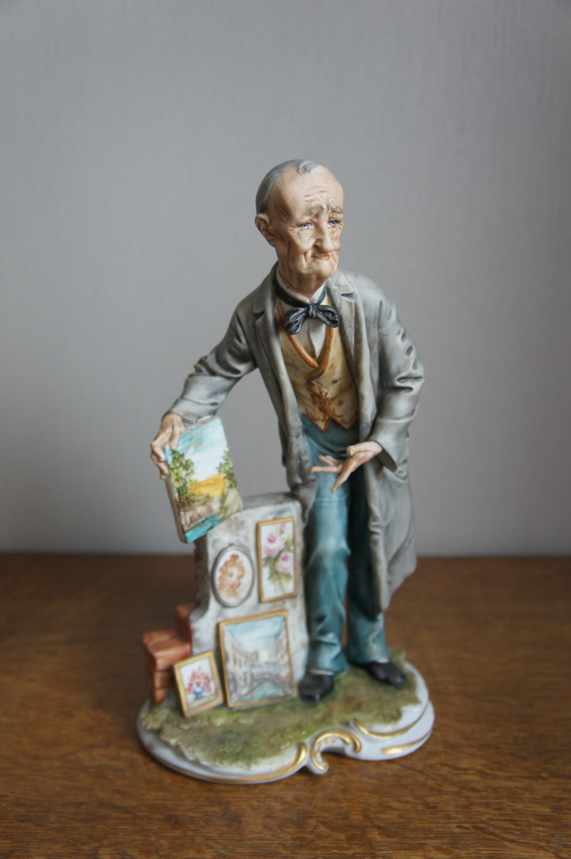 Уличный продавец картин, Tyche Tosca, Capodimonte, статуэтка