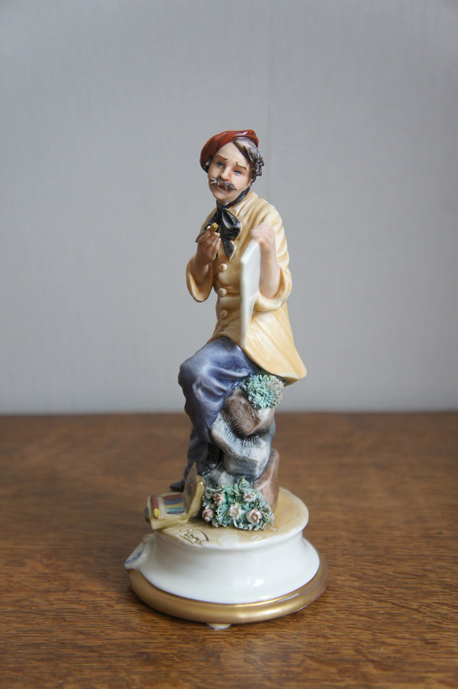 Художник с картиной, La Medea by Rori, Capodimonte, статуэтка