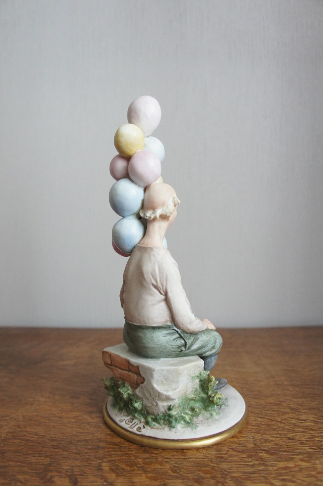 Дедушка с шариками, Giuseppe Cappe, Capodimonte, статуэтка