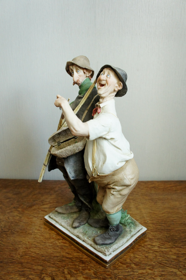 Рыбаки, Capodimonte, статуэтка