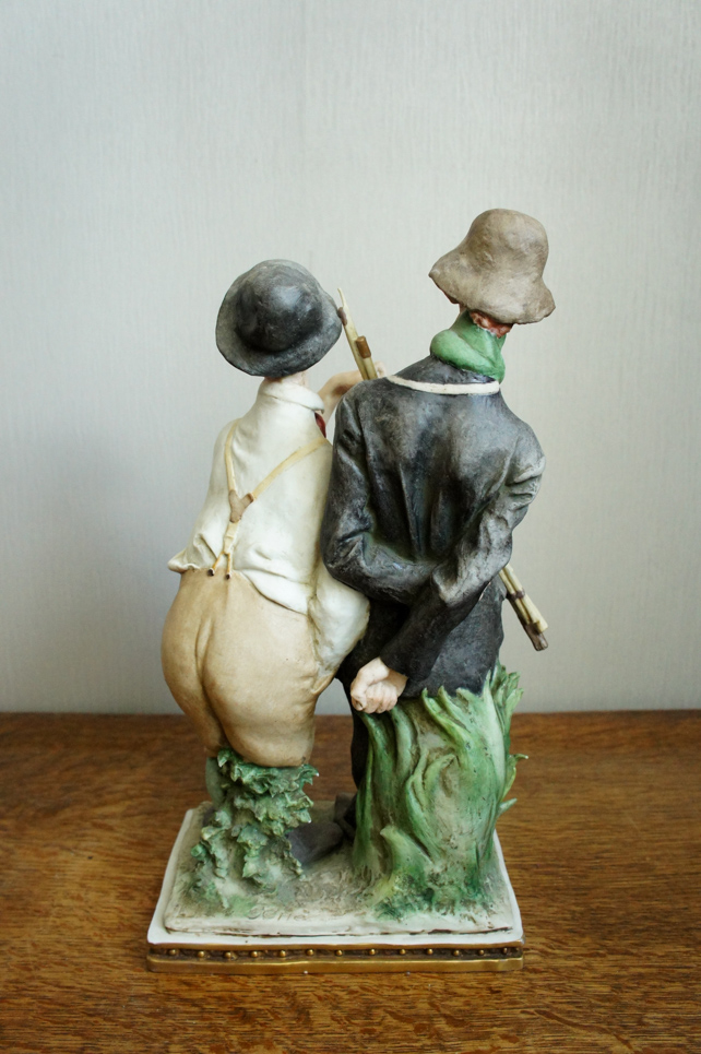 Рыбаки, Capodimonte, статуэтка