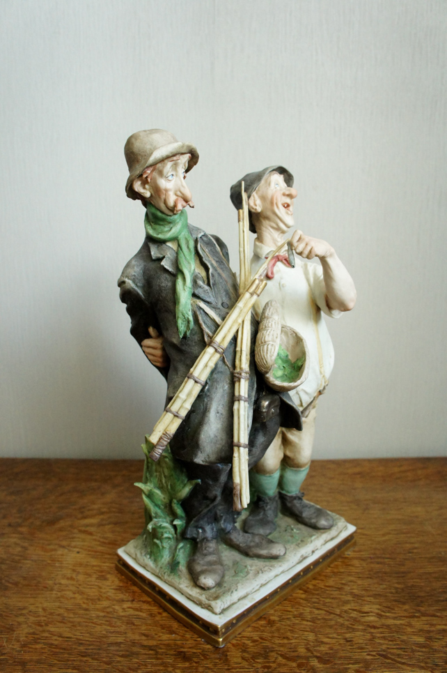 Рыбаки, Capodimonte, статуэтка
