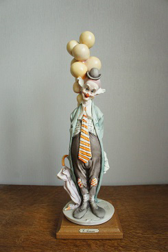 Клоун с шариками, Giuseppe Armani, Capodimonte, статуэтка, KunstGalerie.ru