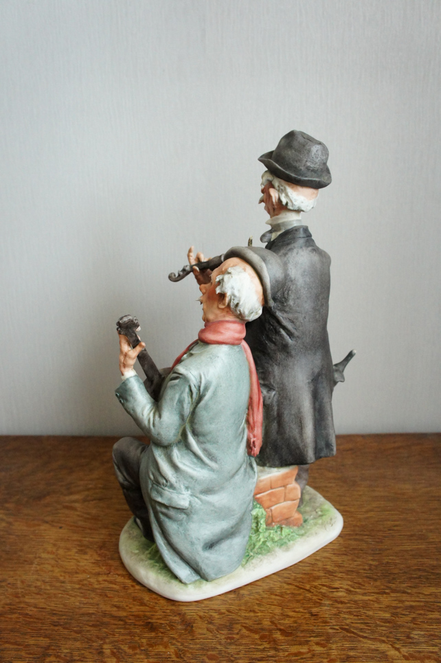 Уличные музыканты, Giuseppe Cappe, Capodimonte, статуэтка