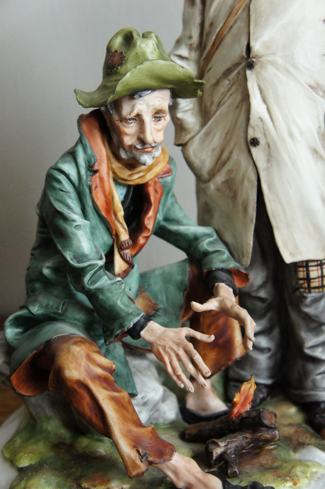 Мужчины у костра, Tyche Tosca, Capodimonte, статуэтка