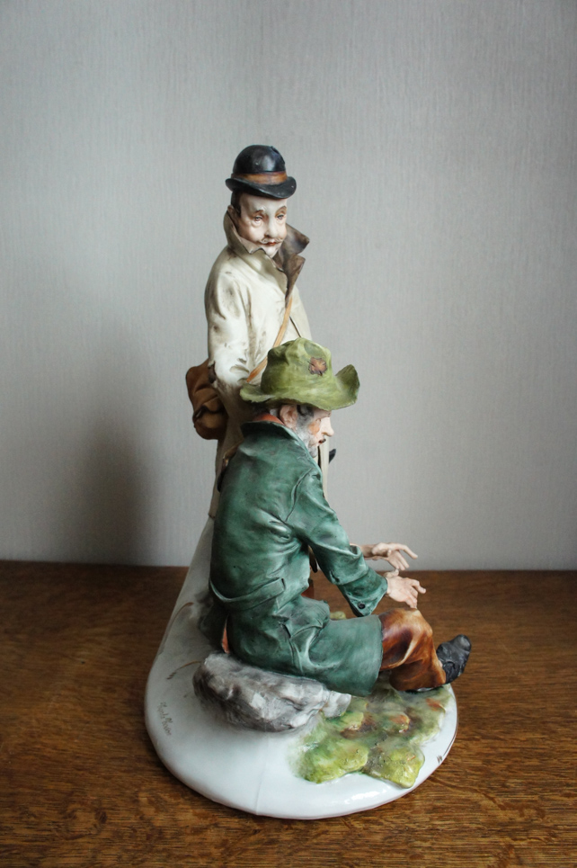 Мужчины у костра, Tyche Tosca, Capodimonte, статуэтка