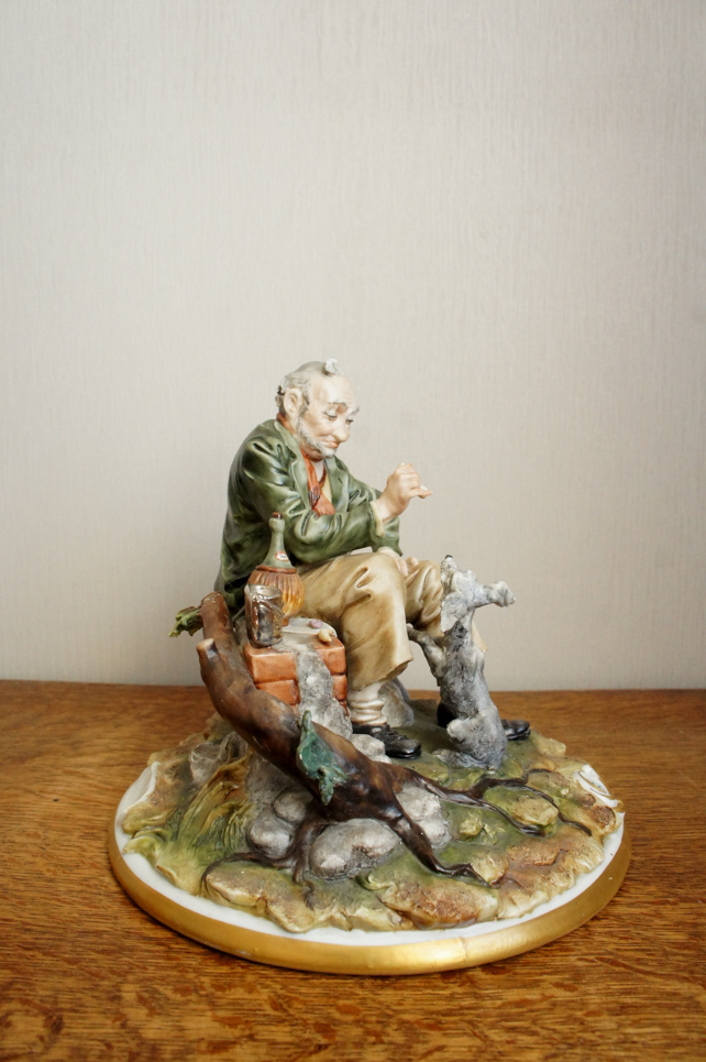Бездомный и собака, Tyche, Каподимонте, статуэтка