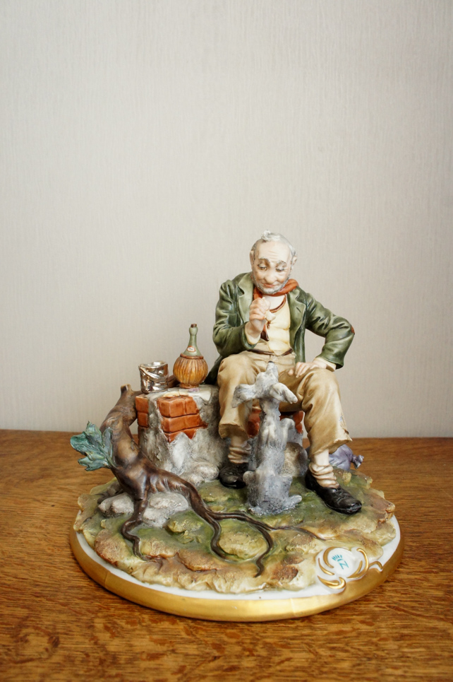 Бездомный и собака, Tyche, Capodimonte, статуэтка