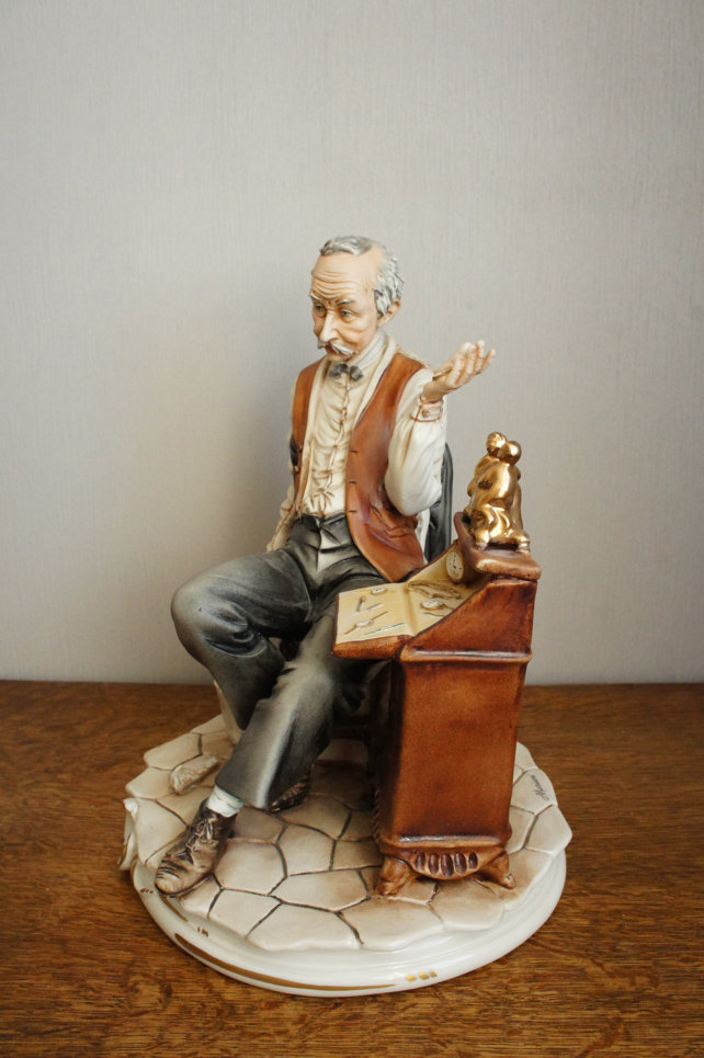 Часовщик, Mariani, Каподимонте, статуэтка