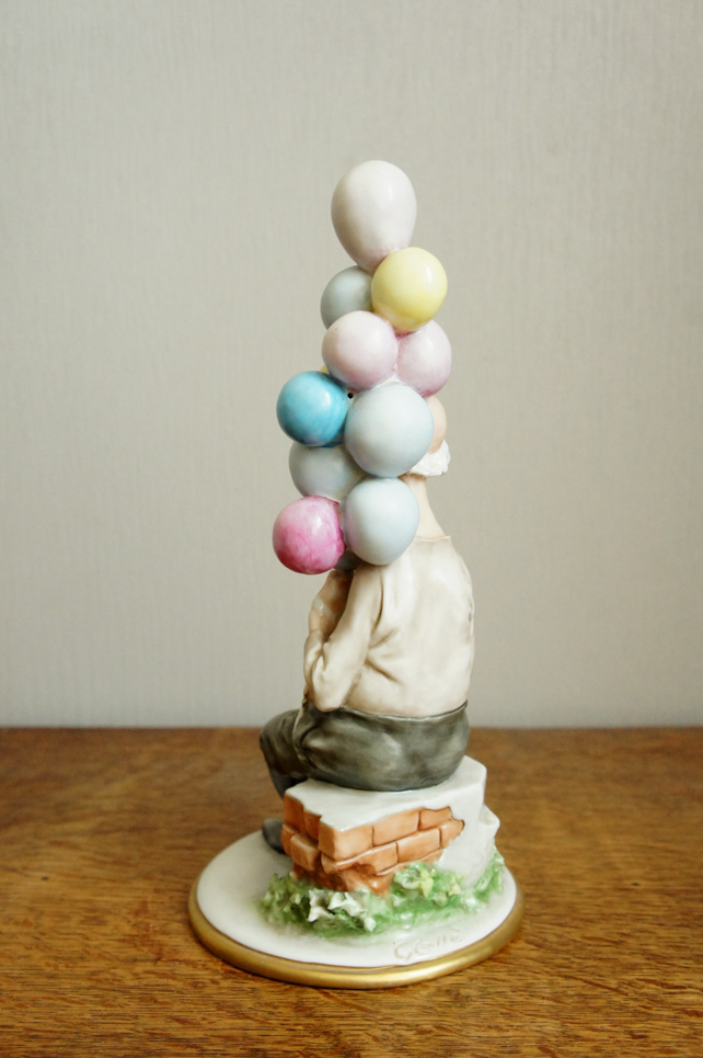 Дедушка с шариками, Giuseppe Cappe, Capodimonte, статуэтка