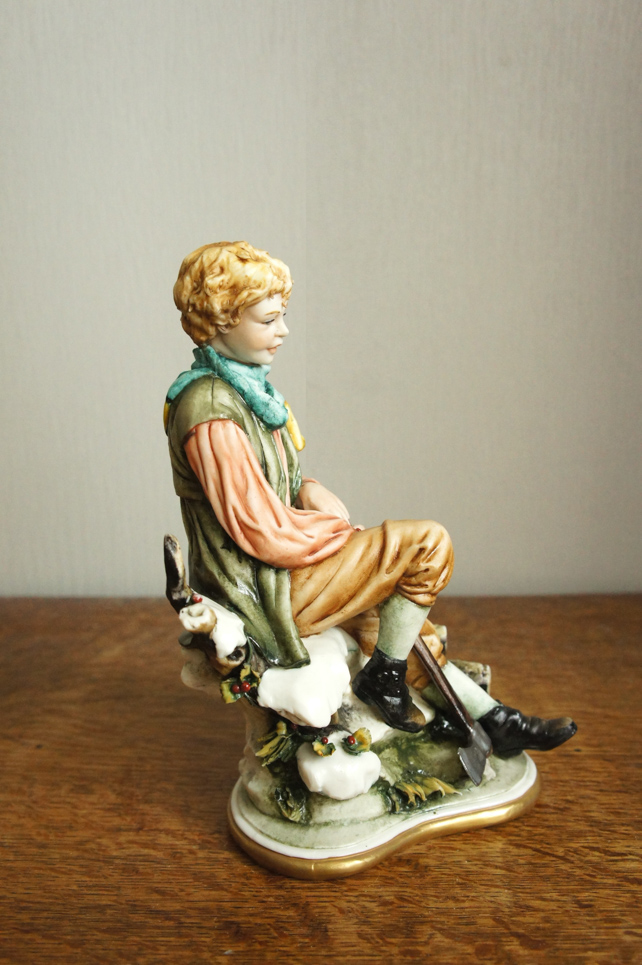 Юный дровосек, Luciano Cazzola, Capodimonte, статуэтка