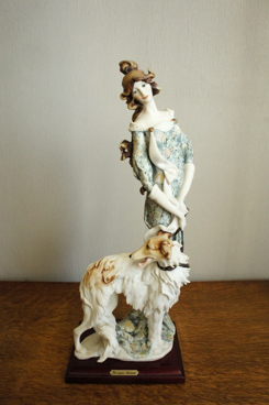 Богиня с борзой, Джузеппе Армани, Флоренс, Каподимонте, статуэтка, KunstGalerie.ru