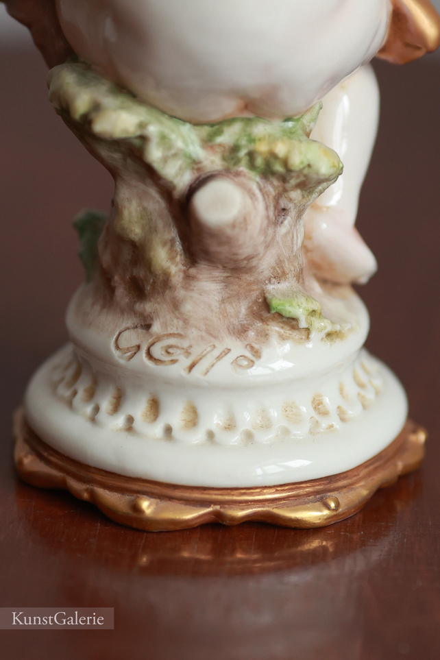 Малыш с колосьями, Giuseppe Cappe, Capodimonte, статуэтка