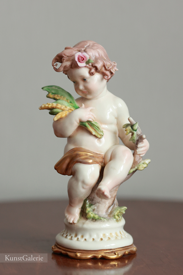Малыш с колосьями, Джузеппе Каппе, Каподимонте, статуэтка