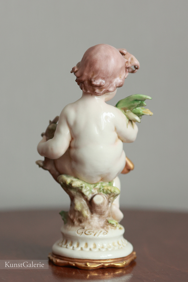 Малыш с колосьями, Giuseppe Cappe, Capodimonte, статуэтка