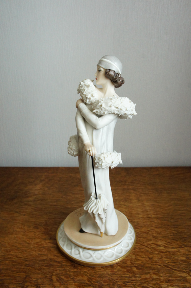 Леди с зонтом, Sandro Maggioni, Capodimonte, статуэтка