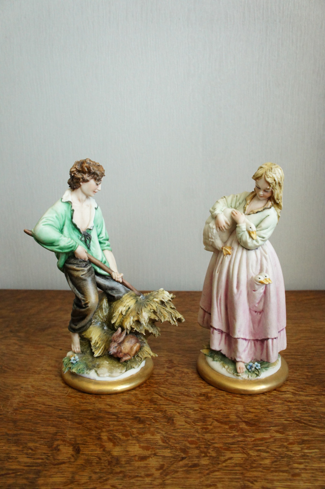Деревенская жизнь, Luciano Cazzola, Capodimonte, статуэтка