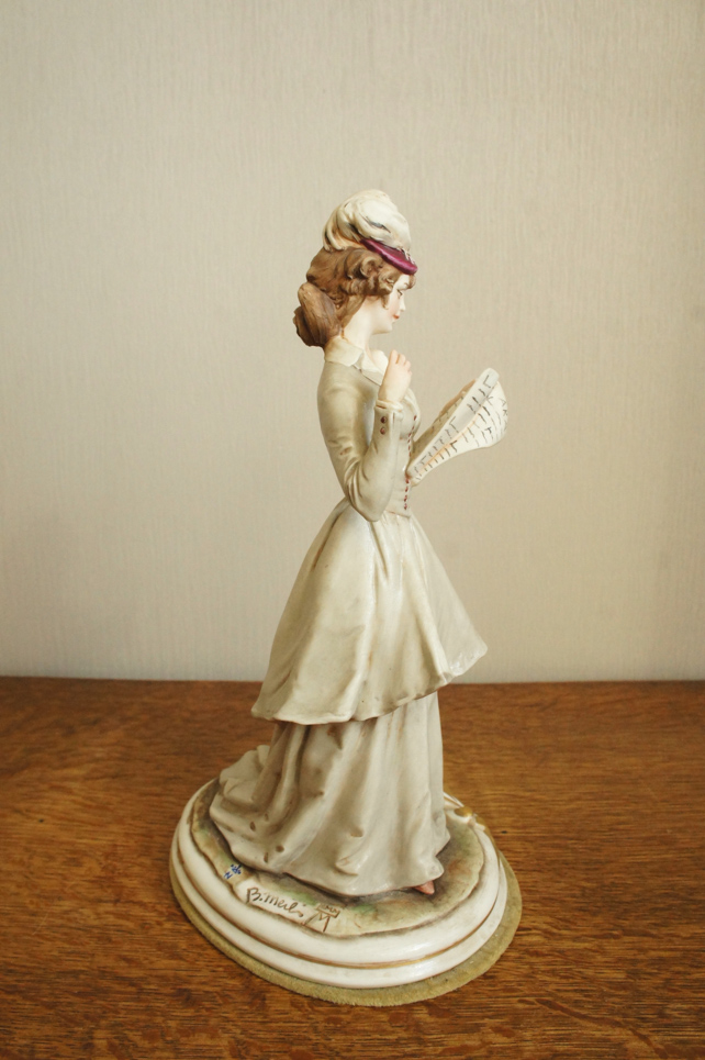 Леди с прессой, Бруно Мерли, Capodimonte, статуэтка