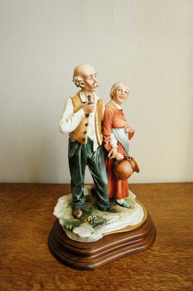 Вечерняя прогулка, Luciano Cazzola, Capodimonte, статуэтка
