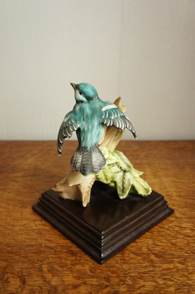 Голубой лесной певун, Capodimonte, статуэтка